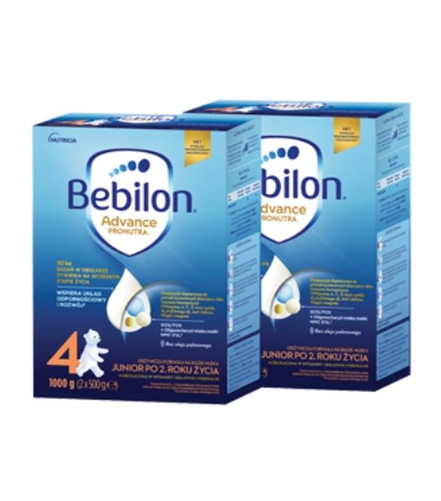 Bebilon 4 Advance Pronutra Junior, odżywcza formuła na bazie mleka po 2. roku życia, 2 x 1000 g