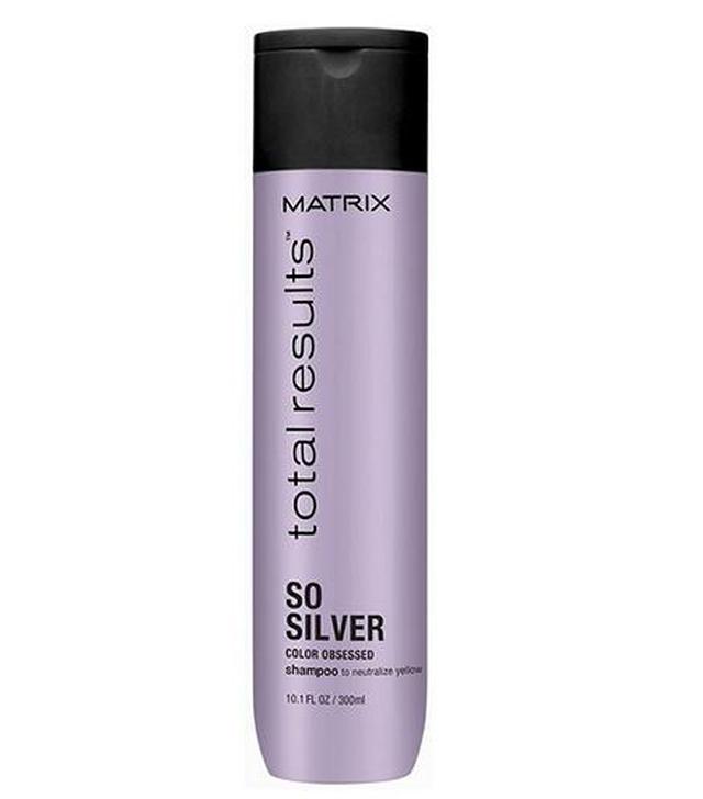 Matrix Total Results Color Obsessed So Silver Szampon neutralizujący żółte odcienie, 300 ml, cena, opinie, właściwości