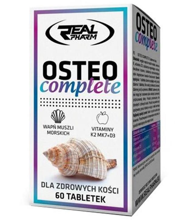 Real Pharm Osteo complete - 60 tabl. - cena, opinie, wskazania