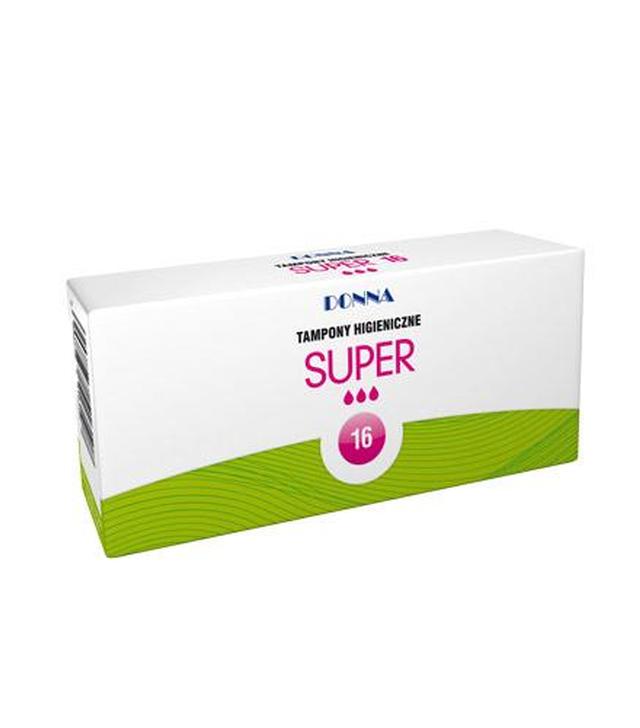 Donna Super Tampony higieniczne - 16 szt. - cena, opinie, właściwości