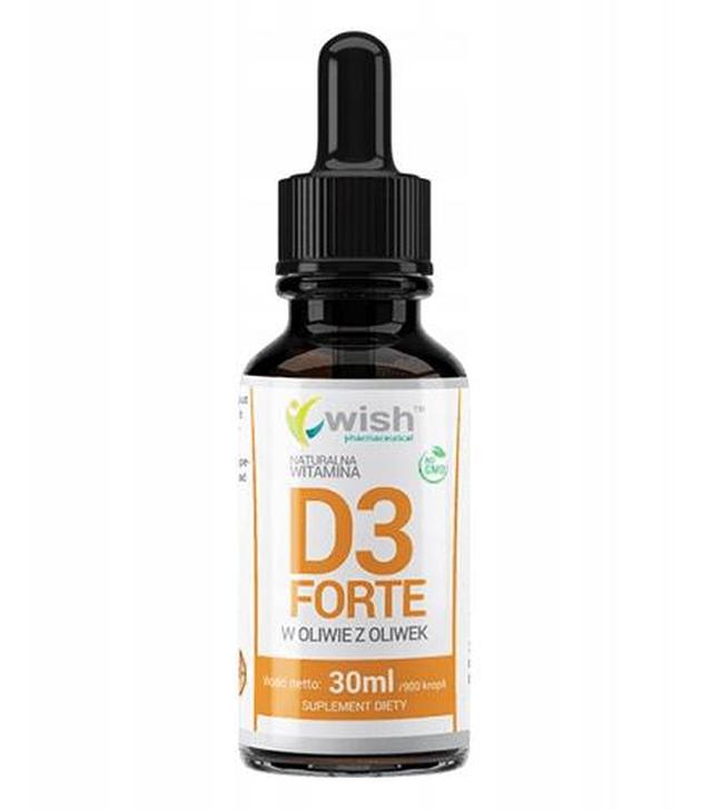 Wish Witamina D3 Forte 2000 IU - 30 ml - cena, opinie, dawkowanie