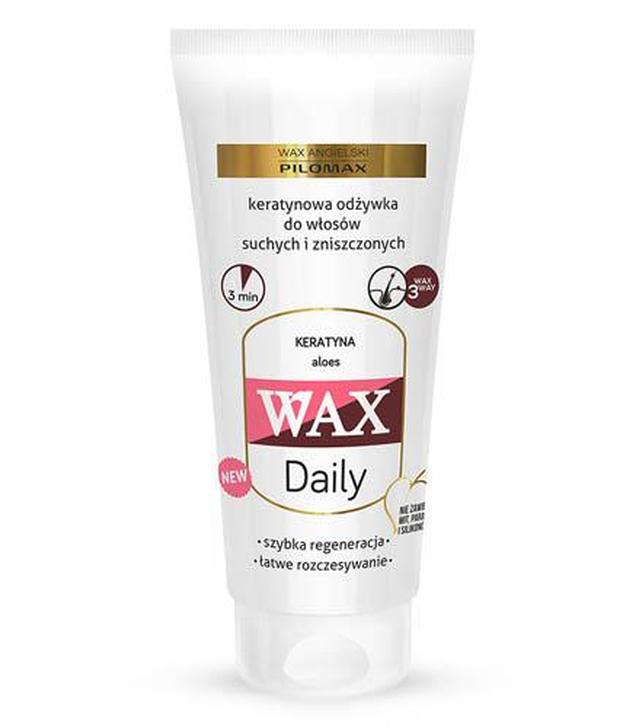 PILOMAX WAX DAILY Keratynowa odżywka do włosów suchych i sztywnych - 200 ml - cena, stosowanie, opinie