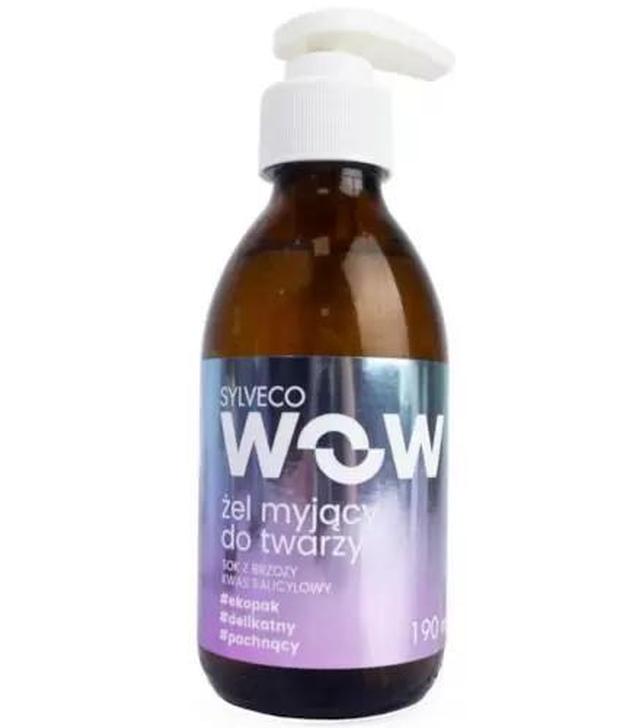 Sylveco WOW, żel myjący do twarzy, 190 ml