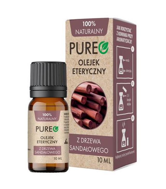 Pureo, naturalny olejek eteryczny z Drzewa Sandałowego, 10 ml