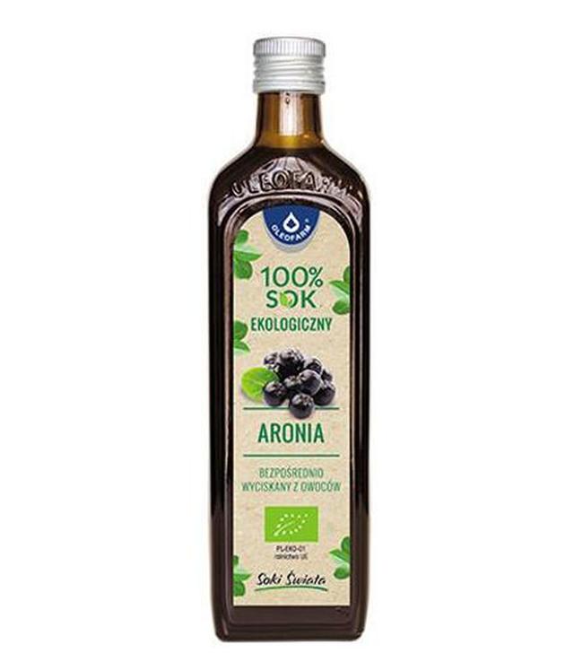 OLEOFARM Aronia 100% Sok ekologiczny - 490 ml