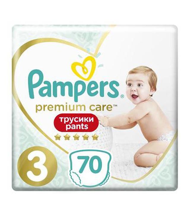 Pampers Premium Care Pants Pieluchomajtki rozmiar 3 6-11 kg, 70 szt., cena, opinie, stosowanie