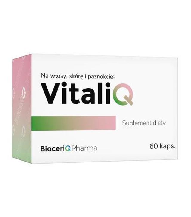 Bioceriq Pharma, Vitaliq, włosy skóra paznokcie, kapsułki, 60 sztuk