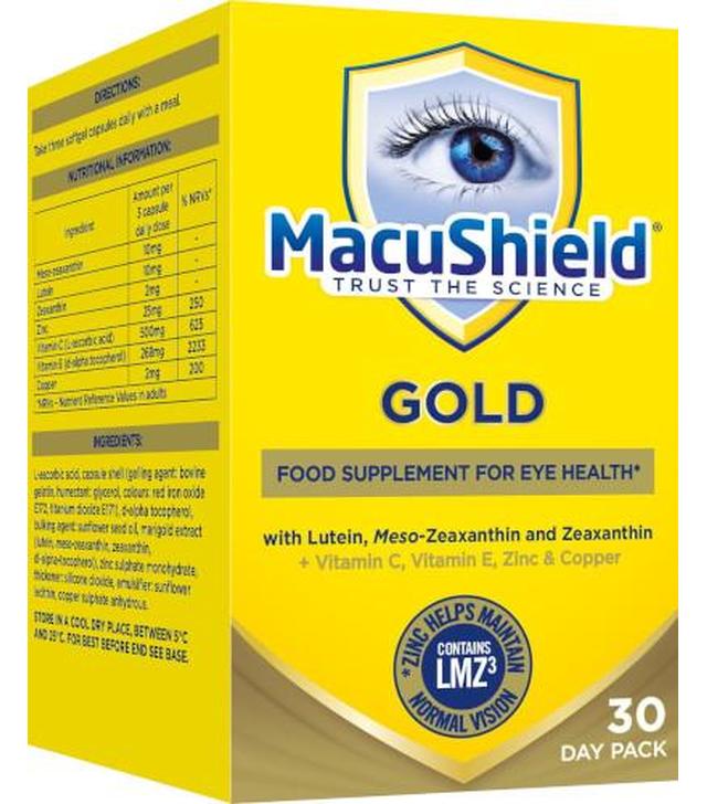 MacuShield Gold, 90 kapsułek