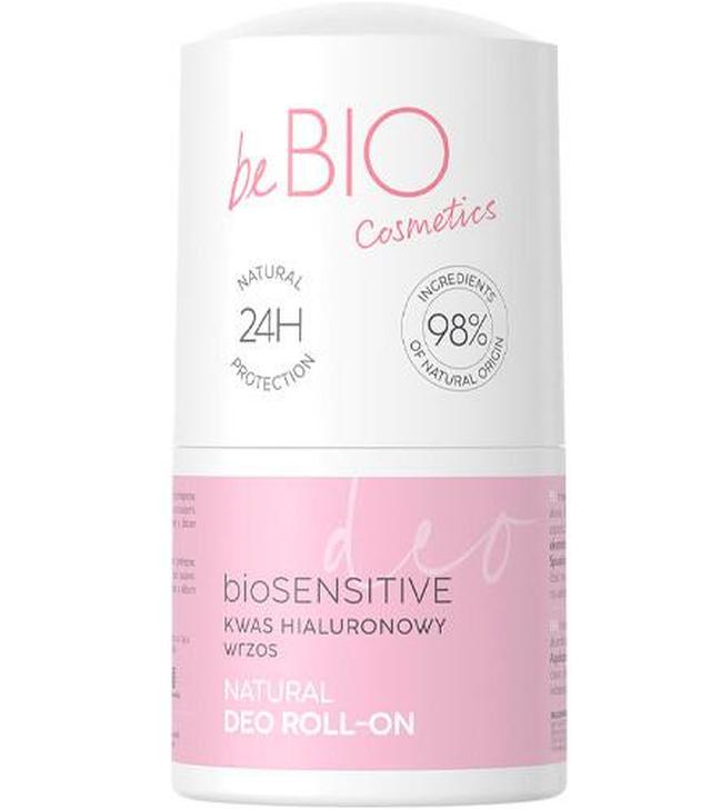 BeBio Hyaluro Biosensitive naturalny deo roll-on z kwasem hialuronowym i ekstraktem z wrzosu 50 ml