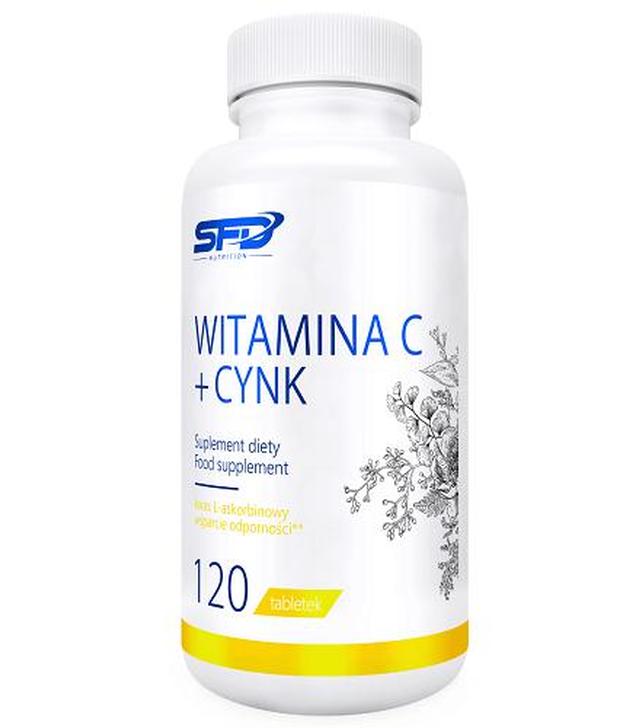 SFD Witamina C + Cynk, 120 tabletek