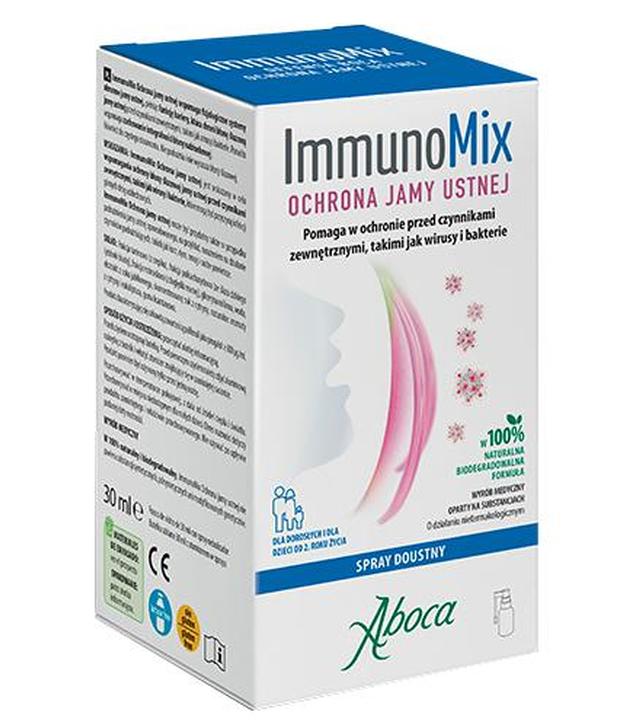 Aboca ImmunoMix Ochrona jamy ustnej Spray doustny - 30 ml - cena, opinie, wskazania - ważny do 2025-10-31