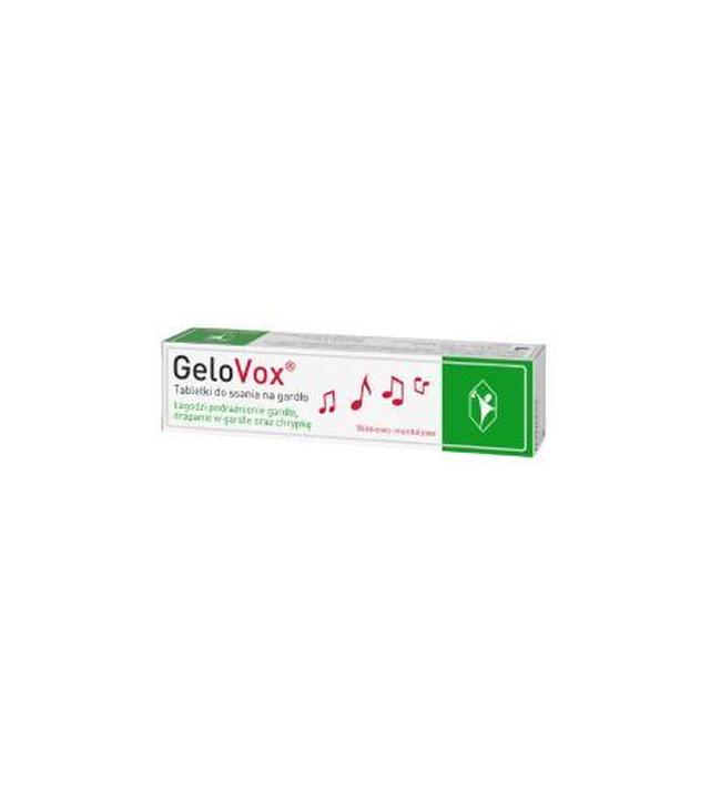 GeloVox wiśnia-mentol, 10 tabletek do ssania