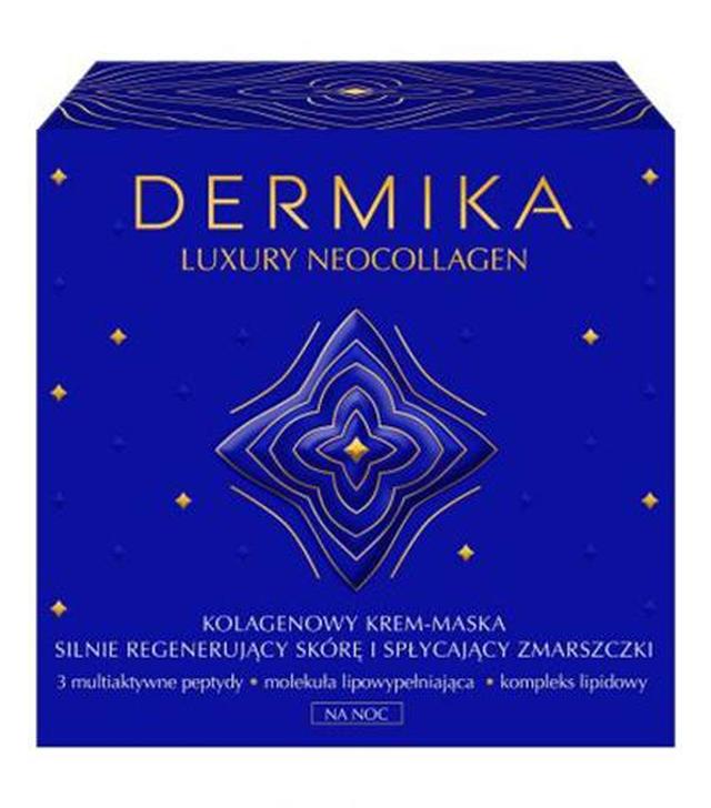 Dermika Luxury Neocollagen Kolagenowy Krem-Maska na noc, 50 ml - cena, opinie, właściwości
