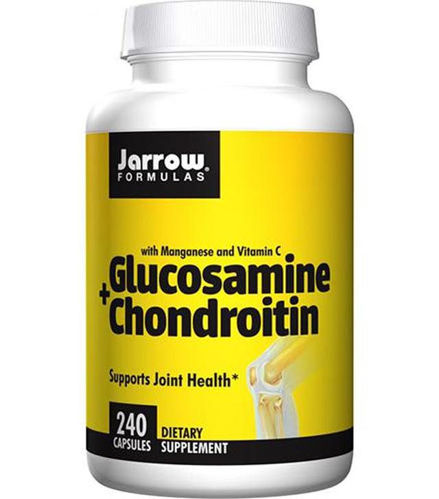 Jarrow Formulas Glucosamine + Chondroitin - 240 kaps. - cena, opinie, właściwości