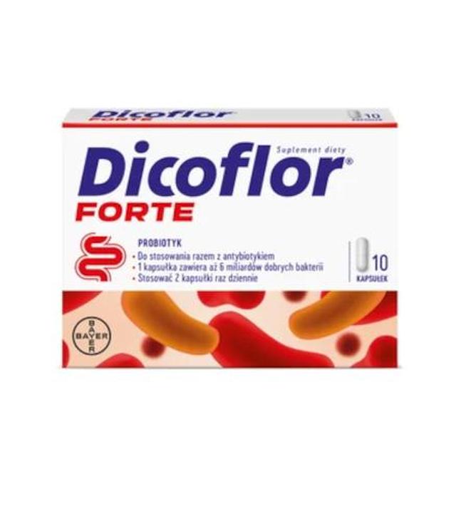 Dicoflor Forte kapsułki, 10 sztuk