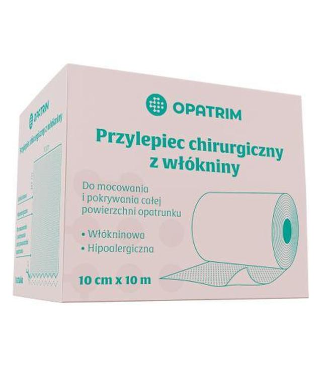 Opatrim przylepiec chirurgiczny z włókniny 10 cm x 10 m, 1 sztuka - ważny do 2025-05-15