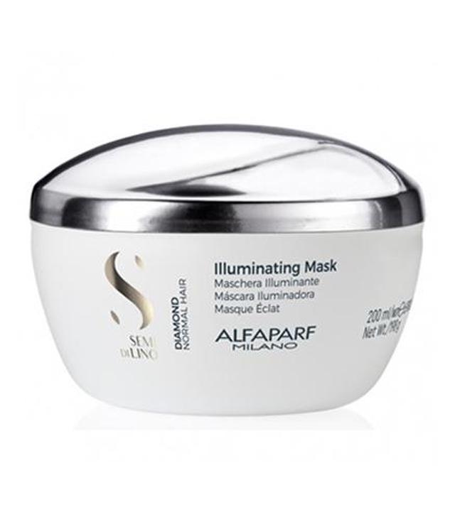 Alfaparf Semi Di Lino Diamond Illumination Maska rozświetlająca do włosów normalnych - 200 ml - cena, opinie, właściwości
