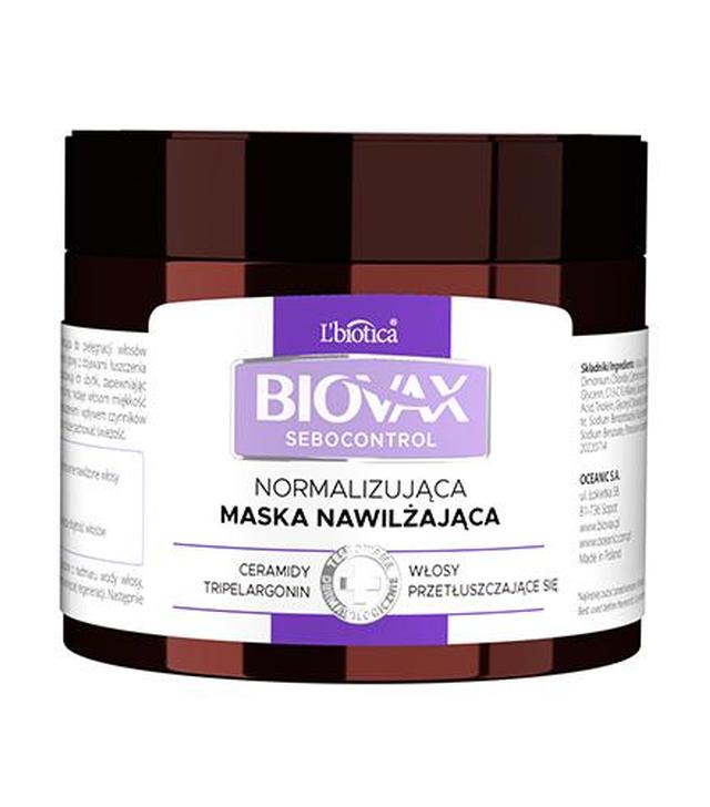 Biovax Sebocontrol Normalizująca Maska seboregulująca, 250 ml - ważny do 2025-10-30