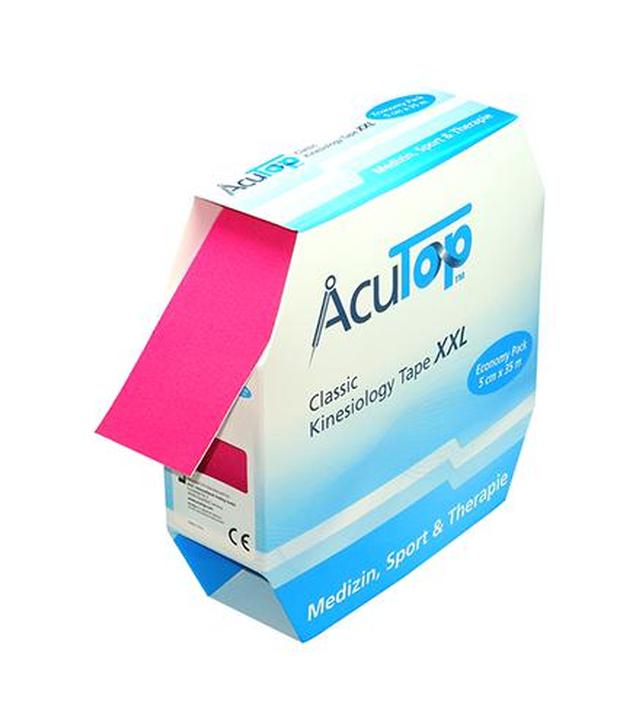 AcuTop Tape Classic 5 cm x 35 m różowy, 1 szt., cena, wskazania, właściwości