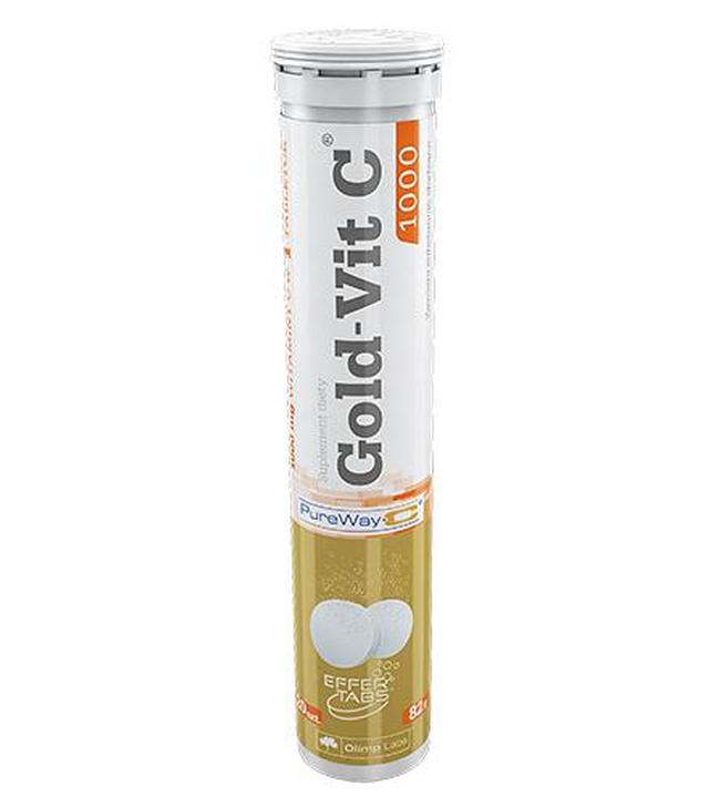 OLIMP GOLD-VIT C 1000 Smak cytrynowy - 20 tabl. mus. - ważny do 2025-09-21