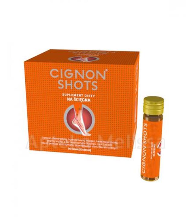 CIGNON SHOTS - 20 x 10 ml. Na ścięgna.