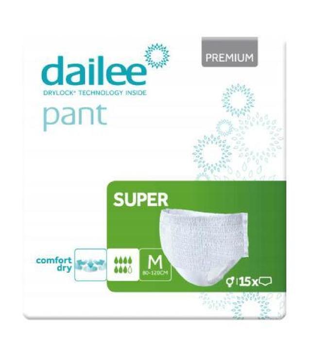 Dailee Pant Premium Super majtki chłonne rozmiar M, 15 sztuk