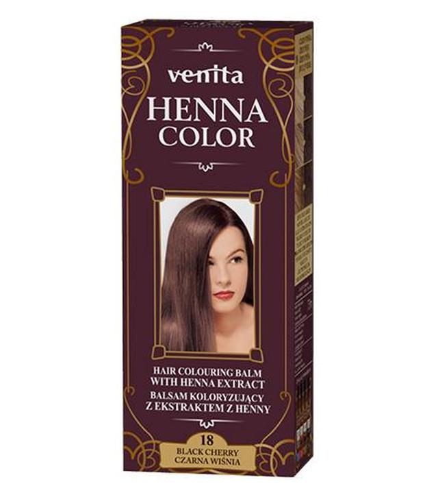 VENITA Henna Color Balsam Koloryzujący nr 18 Czarna Wiśnia, 75 ml