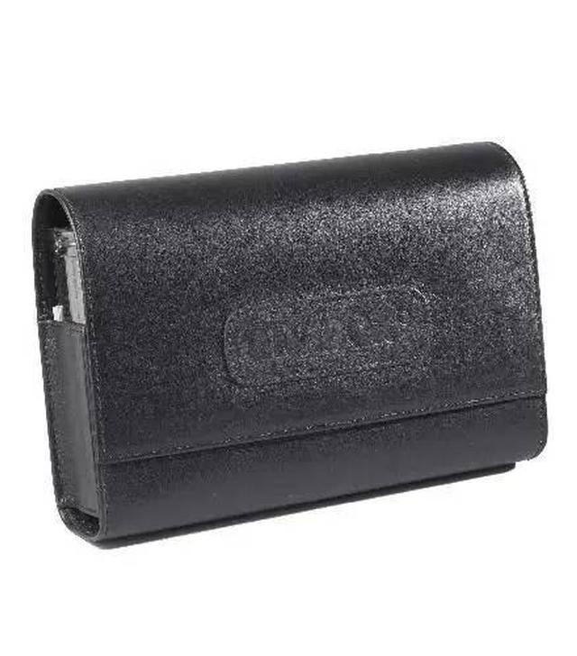 Kasetka na leki ANABOX de luxe 7 dniowa z podzialem na pory kolor czarny mat, 1 sztuka