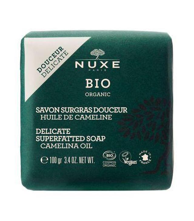 Nuxe BIO Łagodzące ultra-odżywcze mydło do twarzy i ciała, 100 g, cena, opinie, skład