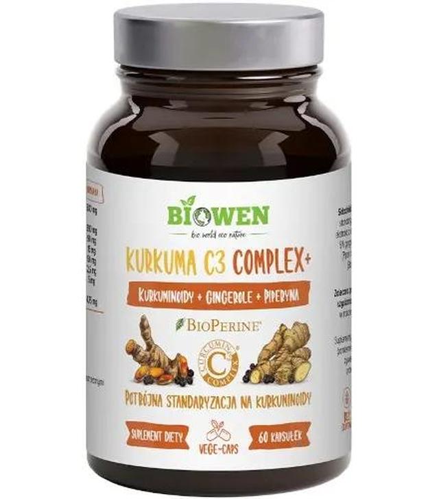 BIOWEN Kurkuma C3 Complex+, 60 kapsułek