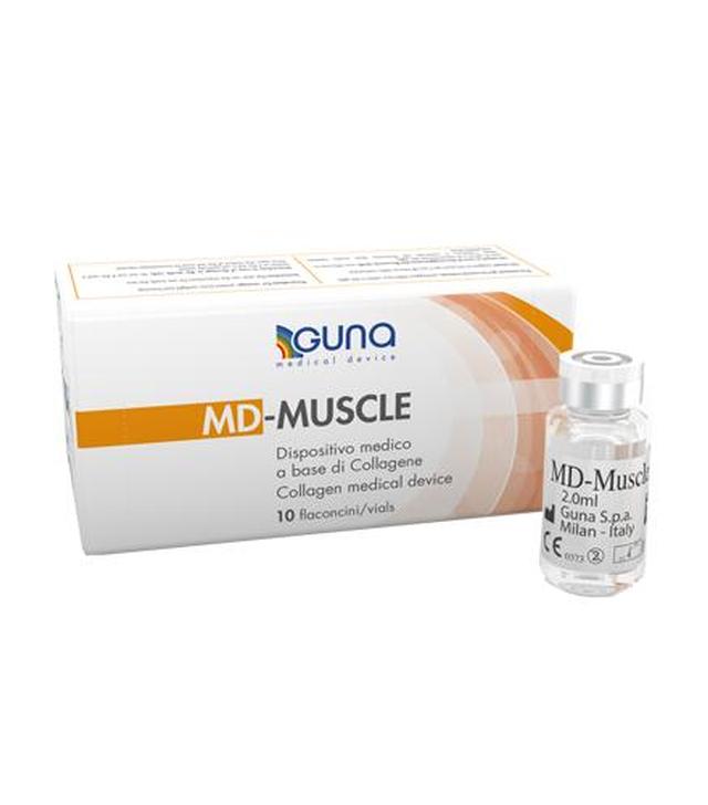 Md-Muscle Wyrób medyczny na bazie kolagenu - 10 fiolek x 2 ml - cena, opinie, właściwości