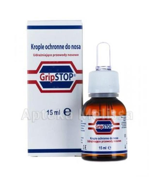 GRIP STOP Krople do nosa - 15 ml  - ważny do 2025-09-30