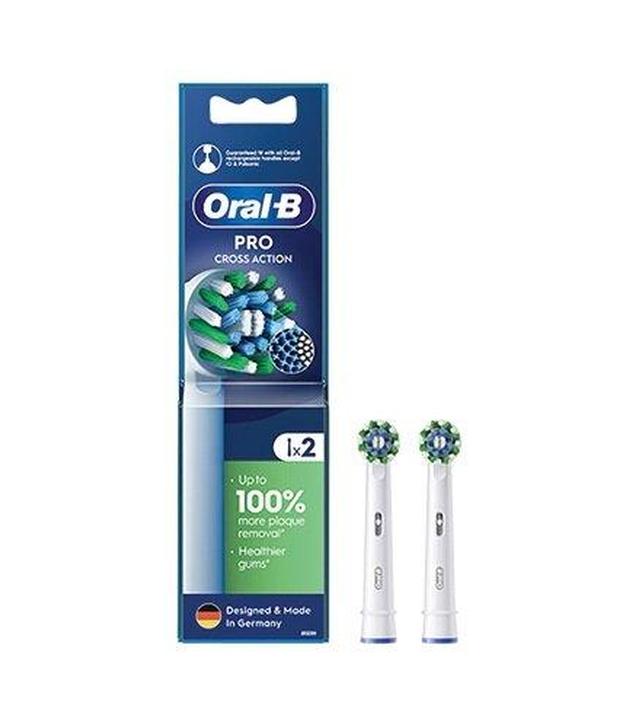 Oral-B Pro Cross Action Końcówki do szczoteczek elektrycznych, 2 sztuki