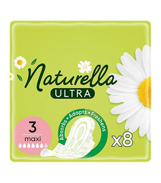 Naturella Ultra Maxi Podpaski ze skrzydełkami, 8 sztuk