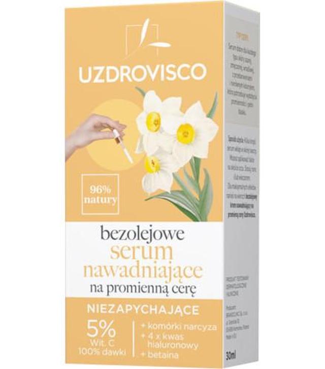 Uzdrovisco bezolejowe serum nawadniające na promienną cerę 30 ml - ważny do 2025-09-12