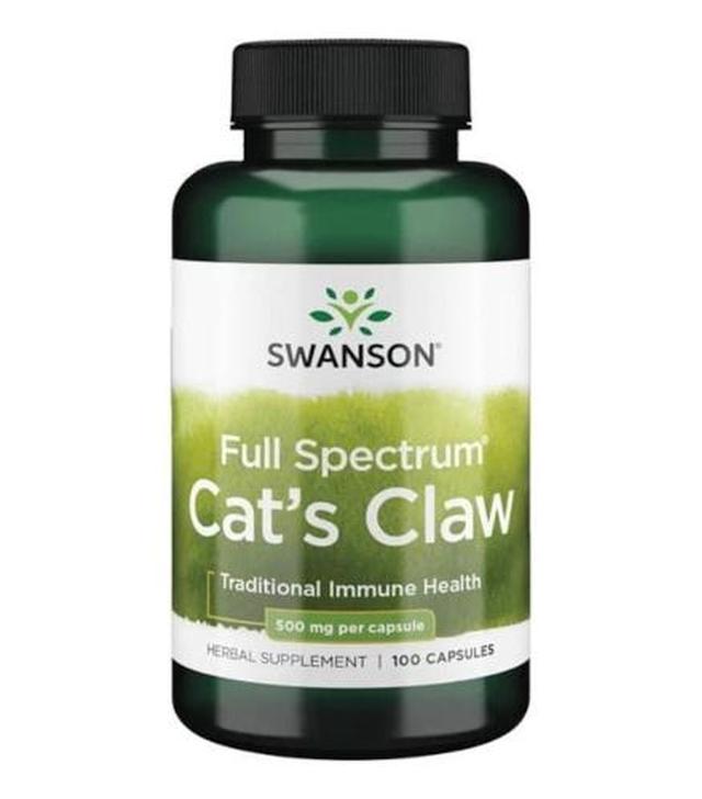 SWANSON Cat's Claw 500 mg - 100 kaps.