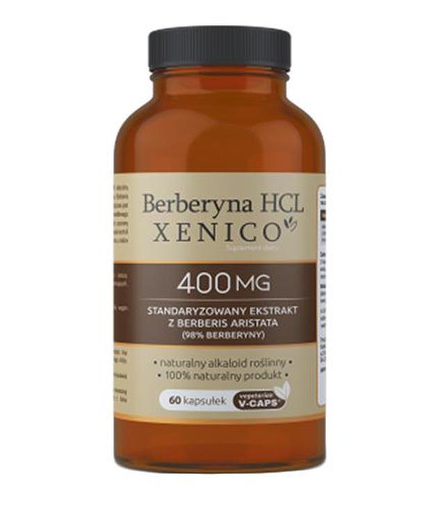 Xenico Berberyna HCl 400 mg - 60 kaps. - cena, opinie, składniki