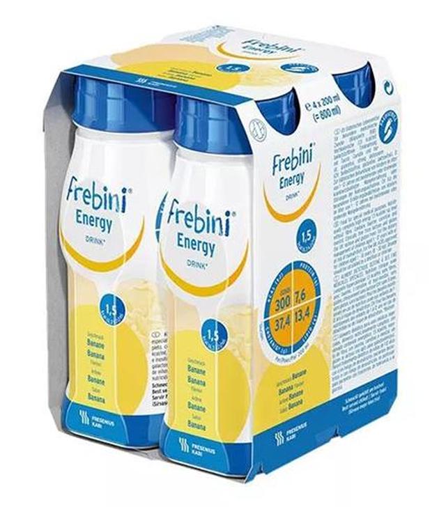 FREBINI ENERGY DRINK O smaku bananowym, 4 x 200 ml