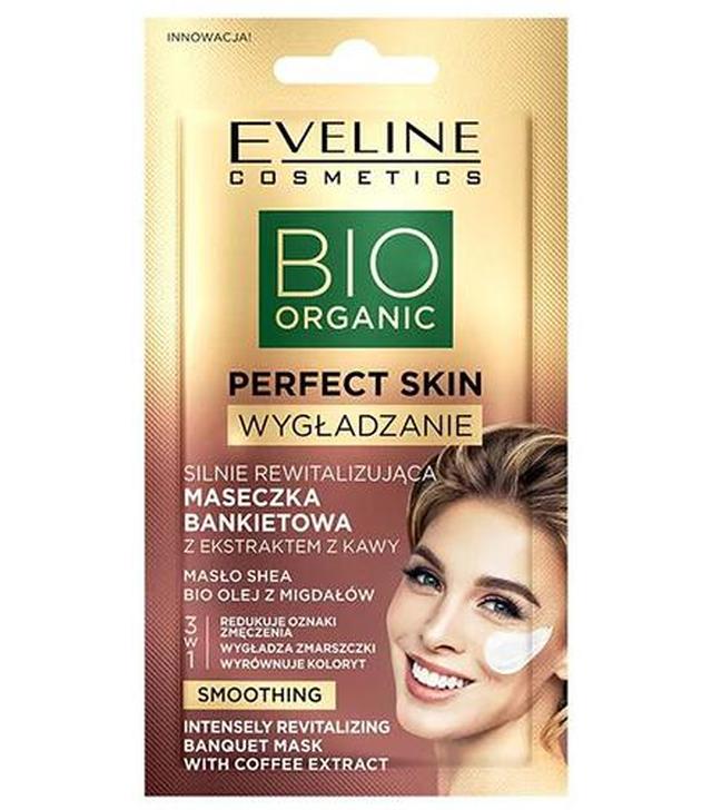 Eveline Perfect Skin Maseczka bankietowa z ekstraktem z kawy silnie rewitalizująca, 8 ml, cena, opinie, skład