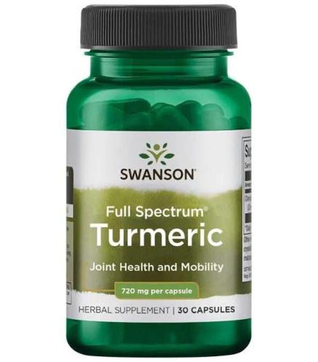 SWANSON TURMERIC 720 mg - 30 kaps.
