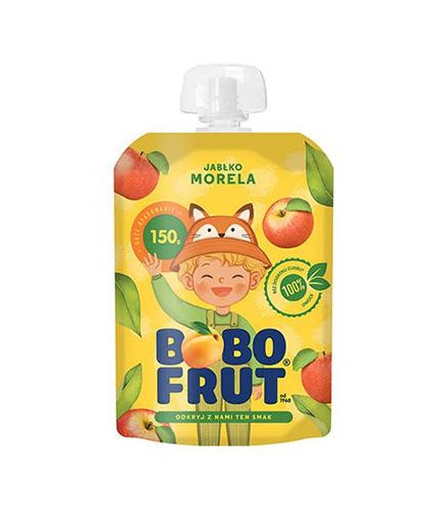 Bobo Frut Mus jabłko, morela - 150 g - cena, opinie, właściwości - ważny do 2025-06-30