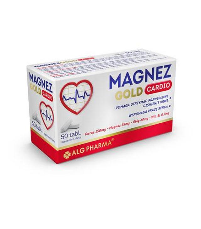 ALG PHARMA Magnez Gold Cardio - 50 tabl. Prawidłowe ciśnienie krwi i praca serca.
