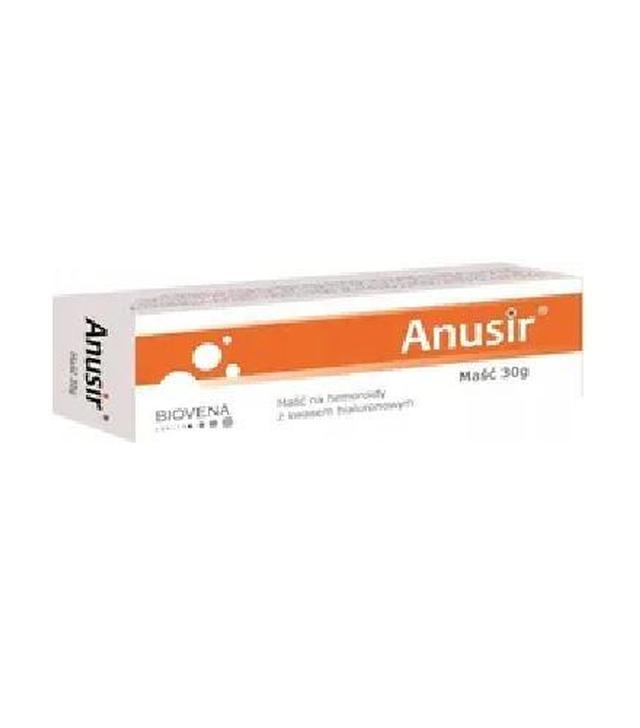 Anusir, Maść kojąco-nawilżająca do pielęgnacji skóry okolic odbytu, 30 g