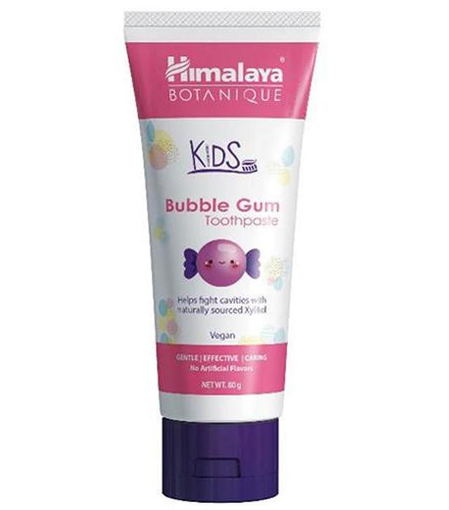Himalaya Botanique Kids Bubble Gum Toothpaste Pasta do zębów dla dzieci - 80 g - cena, opinie, wskazania