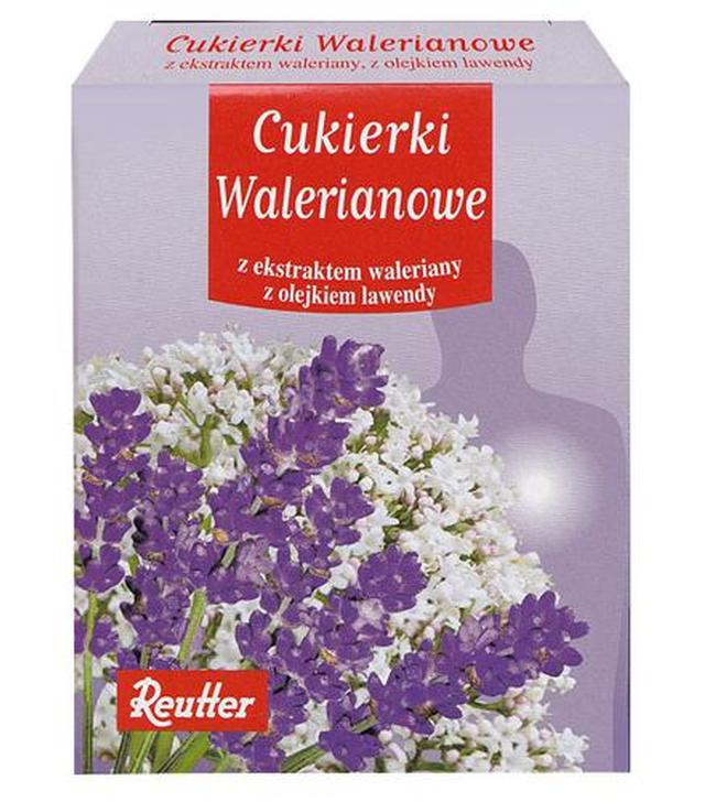 Reutter cukierki walerianowe, 50 g, cena, opinie, składniki - ważny do 2025-09-30