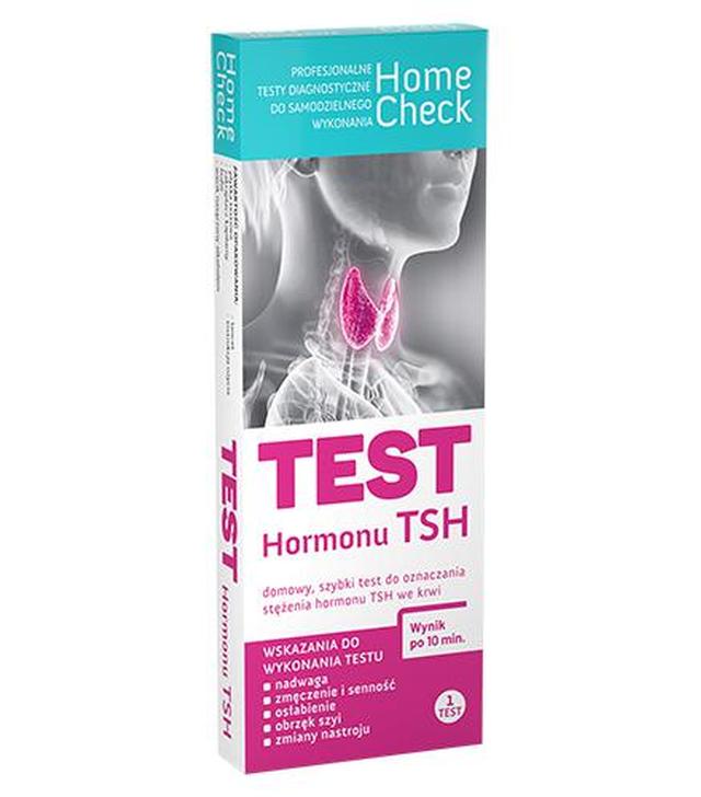 Milapharm Home Check Test Hormonu TSH, 1 szt., cena, opinie, stosowanie