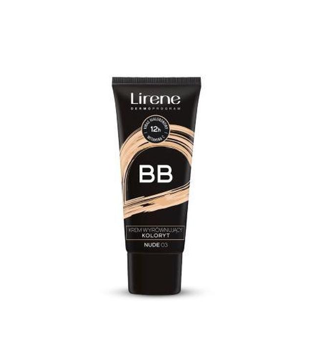 Lirene BB Krem wyrównujący koloryt nude 03, 30 ml