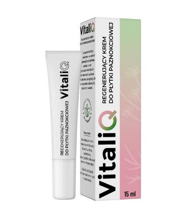 BioceriQ Pharma, VitaliQ, Regenerujący krem do płytki paznokciowej, 15 ml