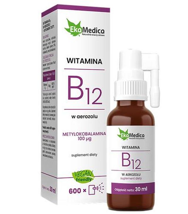Ekamedica Witamina B12 w aerozolu - 30 ml - cena, opinie, wskazania