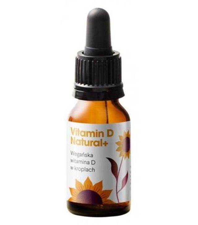 Health Labs Vitamin D Natural+, 9,9 ml, Wegańska witamina D3wkroplach, cena, wskazania, właściwości